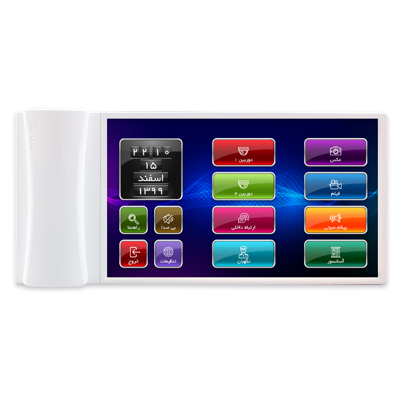 گوشی آیفون تصویری 10 اینچ تکنما تمام تاچ و با حافظه سری F