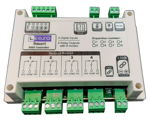ماژول برد گسترش رله کنترل پیامکی لگزو (اکسپنشن)